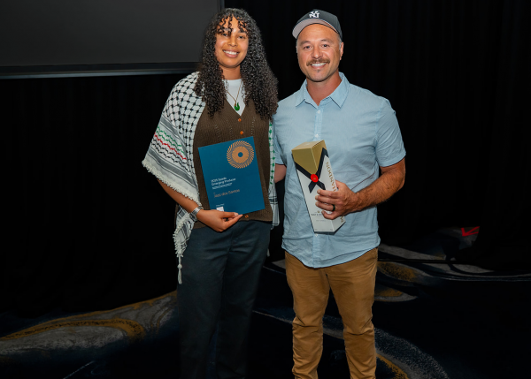 Jazz dos Santos and Jason Taylor